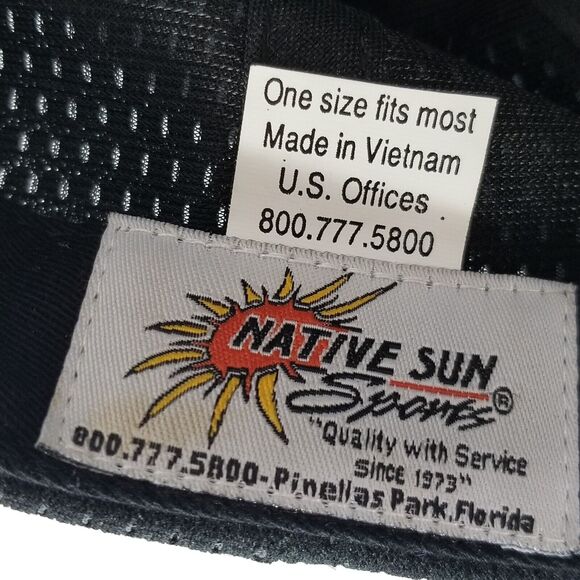 NCAA Outback Bowl cap hat 2017 Iowa Hawkeyes Florida Gators Black Strap Back NEW - Picture 8 of 8